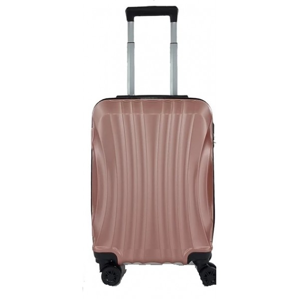 Forecast P009-20 Βαλίτσα Καμπίνας με ύψος 55cm σε ροζ χρυσό χρώμα 