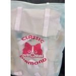 Υφασμάτινο Σακίδιο Πλάτης Aδιάβροχο Classic Diamond CD1626 Ροζ