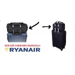 Ryanair ΔΩΡΕΑΝ χειραποσκευή καμπίνας 40x 20x 25 Diplomat μαύρη
