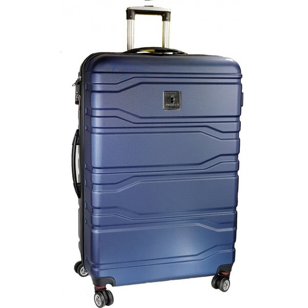 GIGA Πολύ μεγάλη βαλίτσα για 23-34 kg μεταφοράς με επέκταση Forecast HFA-083 μπλε