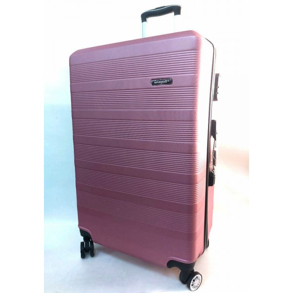 Βαλίτσα σκληρή μεγάλη ροζ 4 ρόδες Diplomat Seagull SG-176-71-L-R LARGE