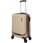Βαλίτσα Rain RB 8056 Χρυσό  με επέκταση και εξωτερική θήκη ΗΥ Small (Καμπίνας)