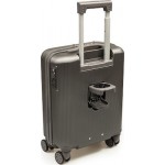 Σκληρή βαλίτσα καμπίνας με ποτηροθήκη  FORECAST A722 55CM. Ανθρακί